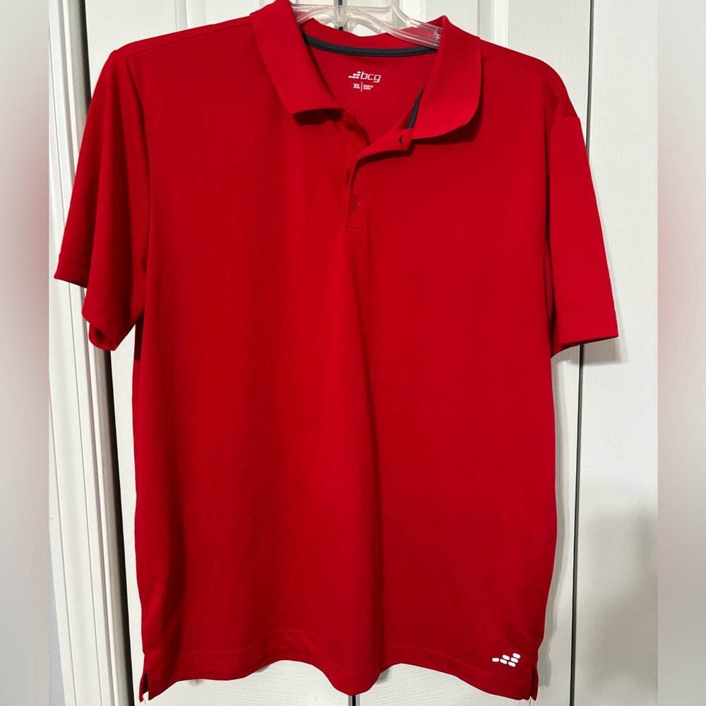 Men’s XL bright red BCG polo